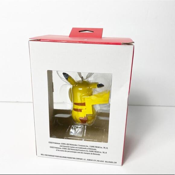 Hallmark Pokemon Pikachu Christmas Tree Ornament Decor Brand New in Box - Picture 2 of 3